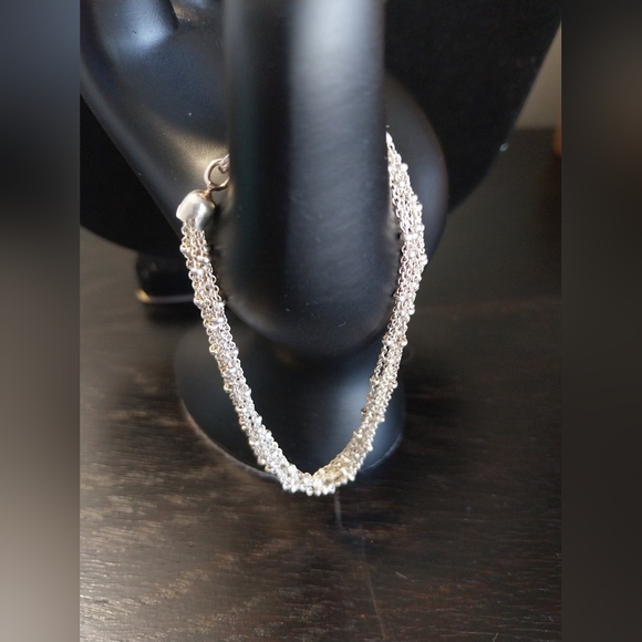 1+1 add any cheaper one for free Sterling Elegant Silver Chain Bracelet - Picture 13 of 15